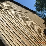 New siding and distressed