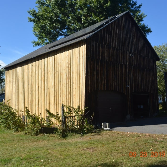 New siding and diistressed