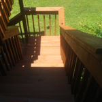 Completed deck