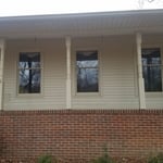 Wash house and driveway.