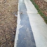 Wash house and driveway.