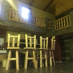 custom chairs and rail