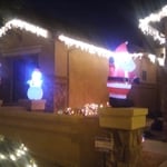 Santa welcomes you home!