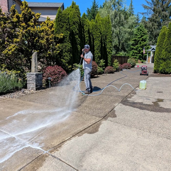 Customers driveway