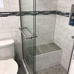 Glass shower door