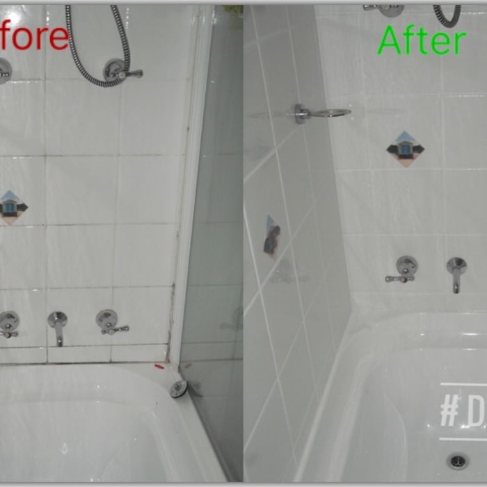 Shower cleaning and sealing