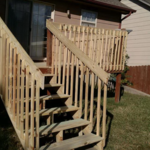 Patio with Stairs