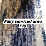 Fully serviced area rug