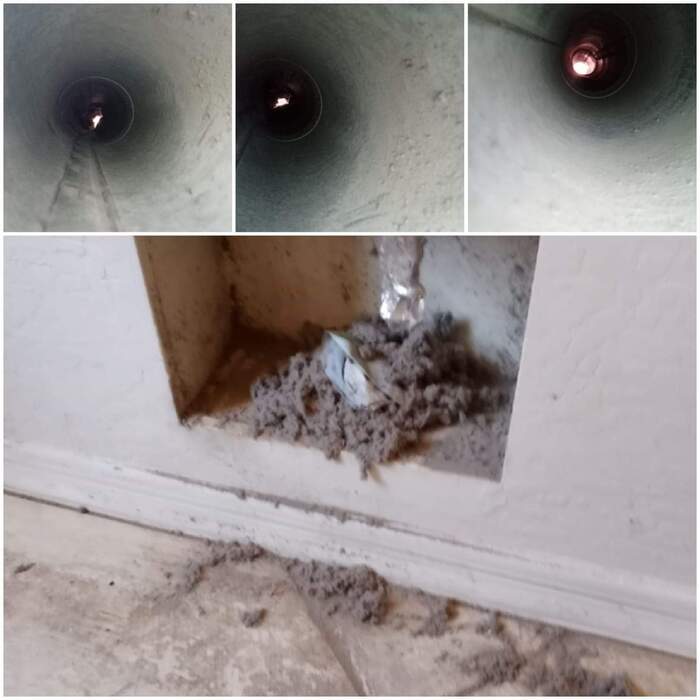 Dryer vent cleaning