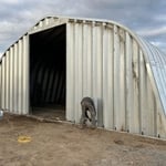 Arched Metal Garage