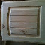 V groove cabinet door