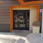 DUNKIN' FRONT ENTRY DOOR