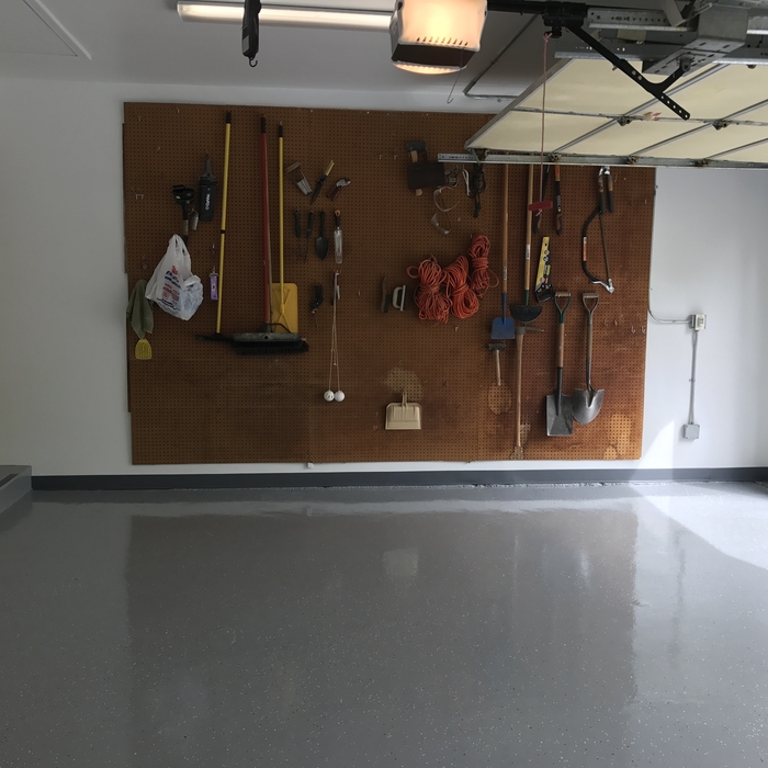 Epoxy floor coating