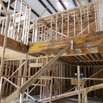View from Living Room facing the upstairs loft