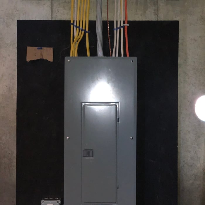 New residential panel install
