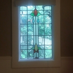 Framed stained galss