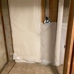 Asbestos prep before removal