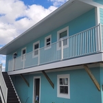 Wrap around deck