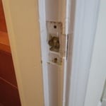 Missing Door Strike Plate