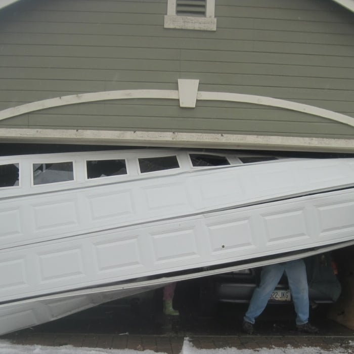 CRASHED DOOR