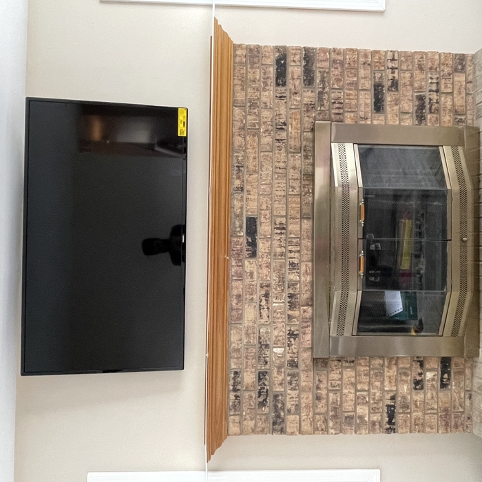 65in. Above Fireplace