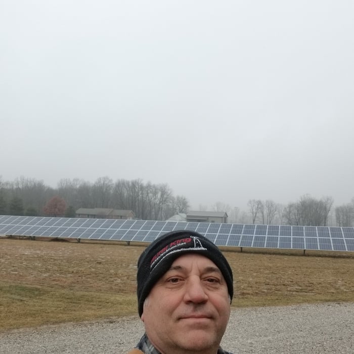 Solar system install