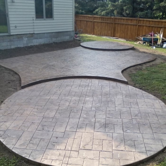 Stamped concrete