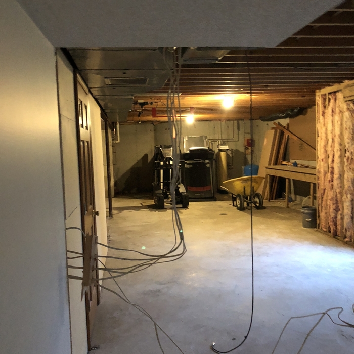Basement remodel