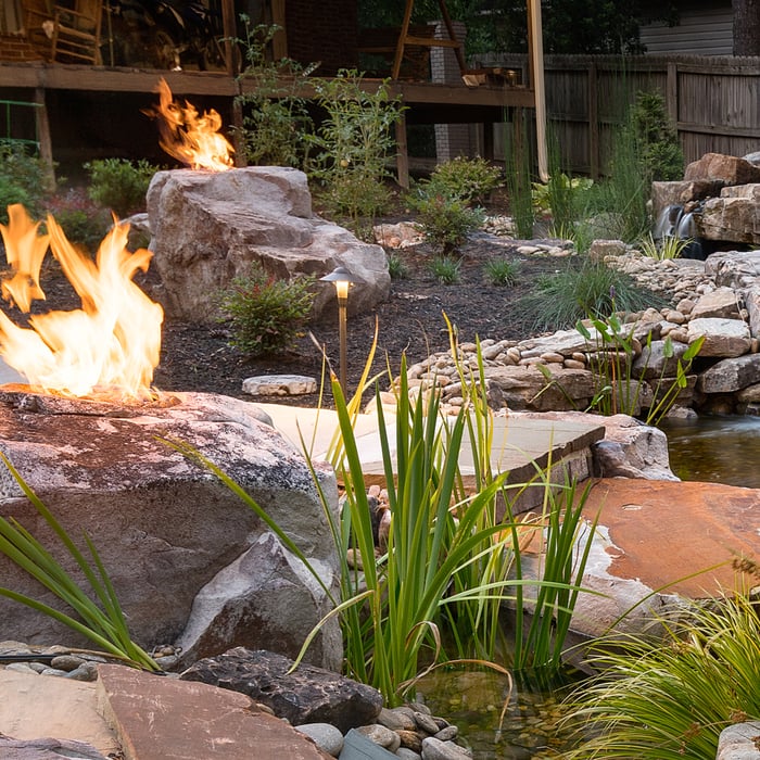 Fire Boulders