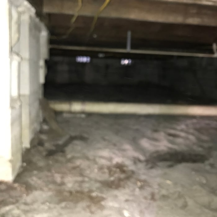 Before barrier is installed