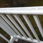Back deck railing