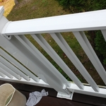 Back deck railing