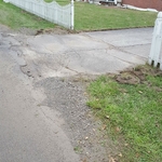 Before picture of aproach.