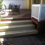 This picture is the new steps we put in