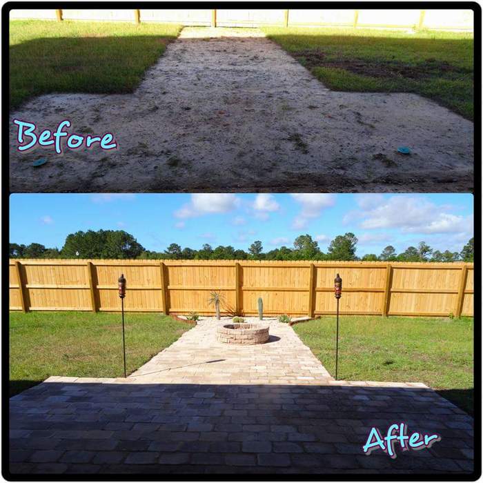Firepit installation