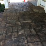 Stamped Concrete Porch