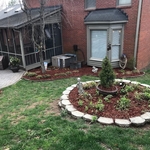 landscape and mulch
