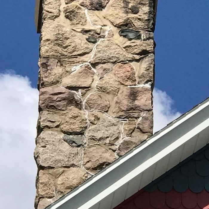 1902 stone chimney rehab