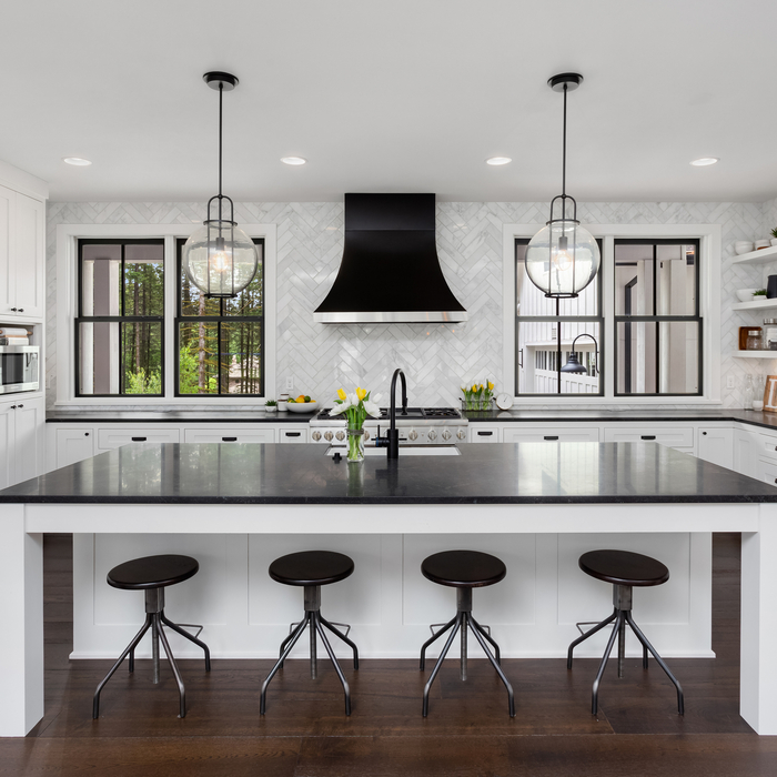 McLean project with Black Galaxy counter top