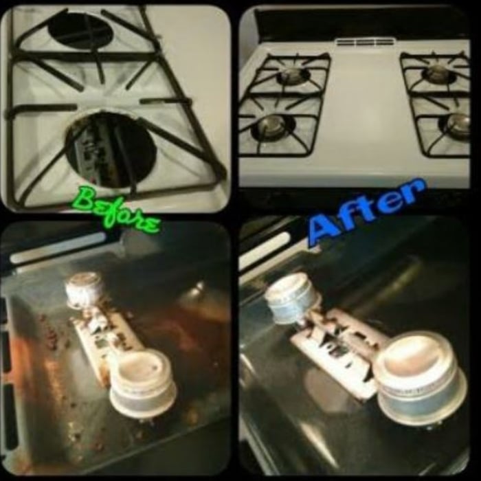 stove before and afer