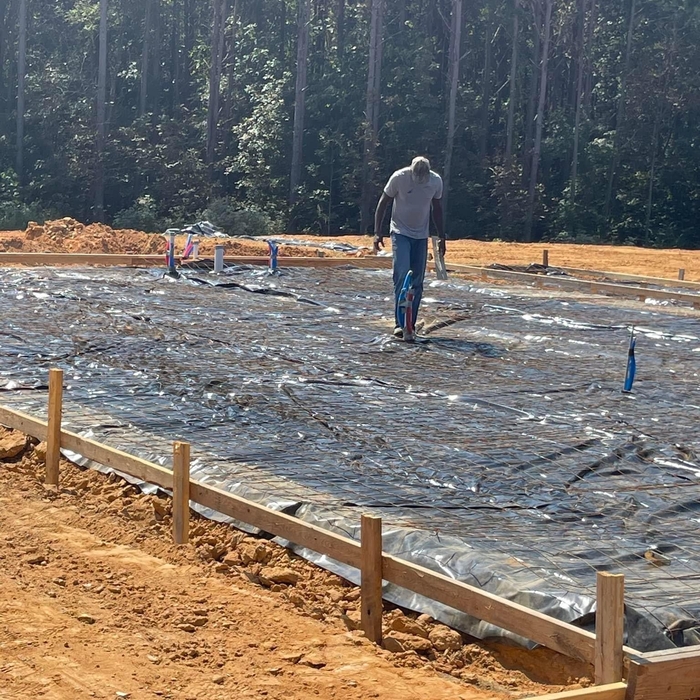 Setup of foundation