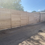 Wooden fence