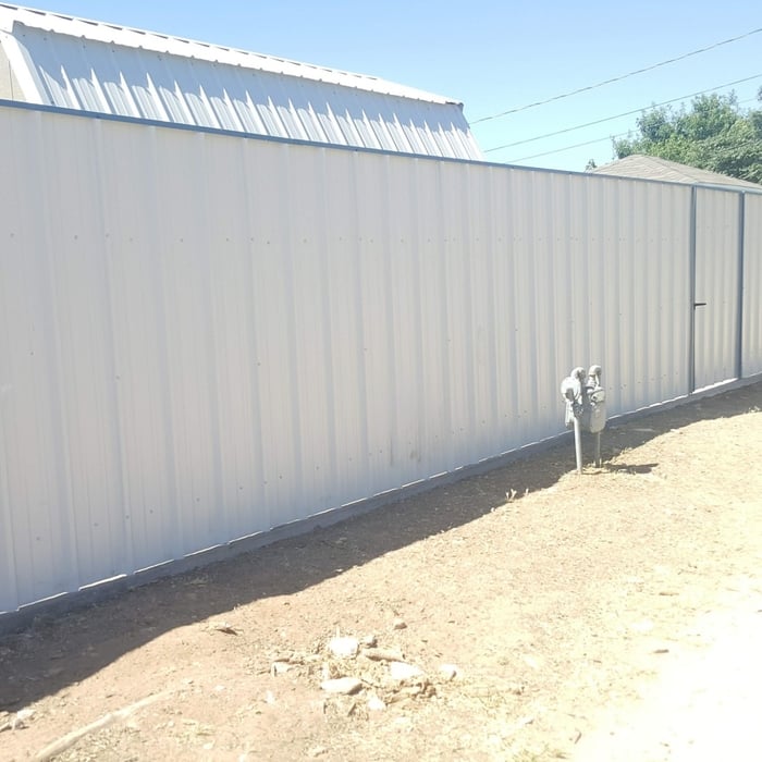 Sheetmetal Fence