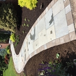 PA Flagstone with paver border walkway