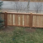 Cedar Craftsman Fence