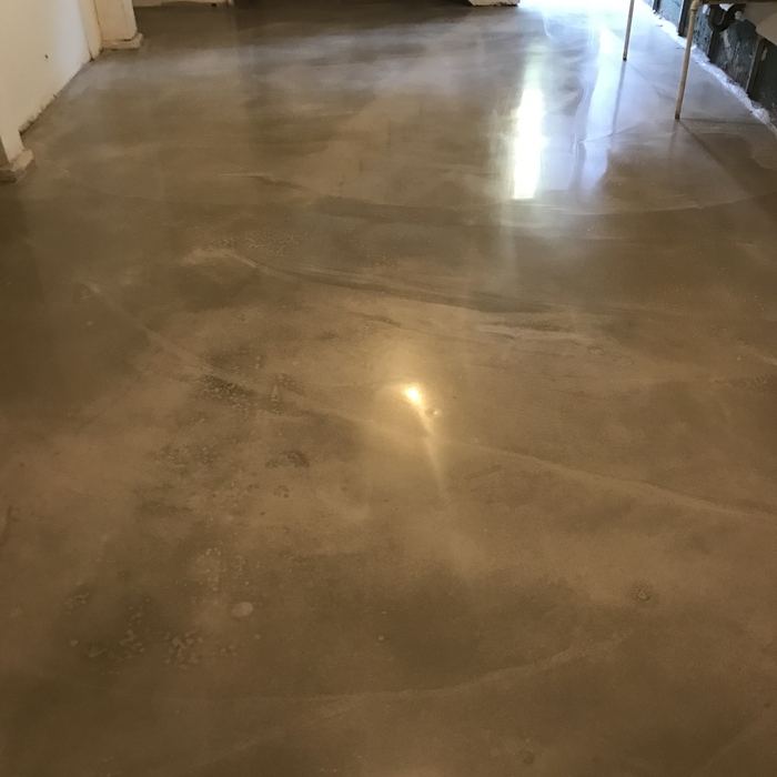 Natural overlay basement remodel