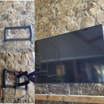Rock Fireplace Mount