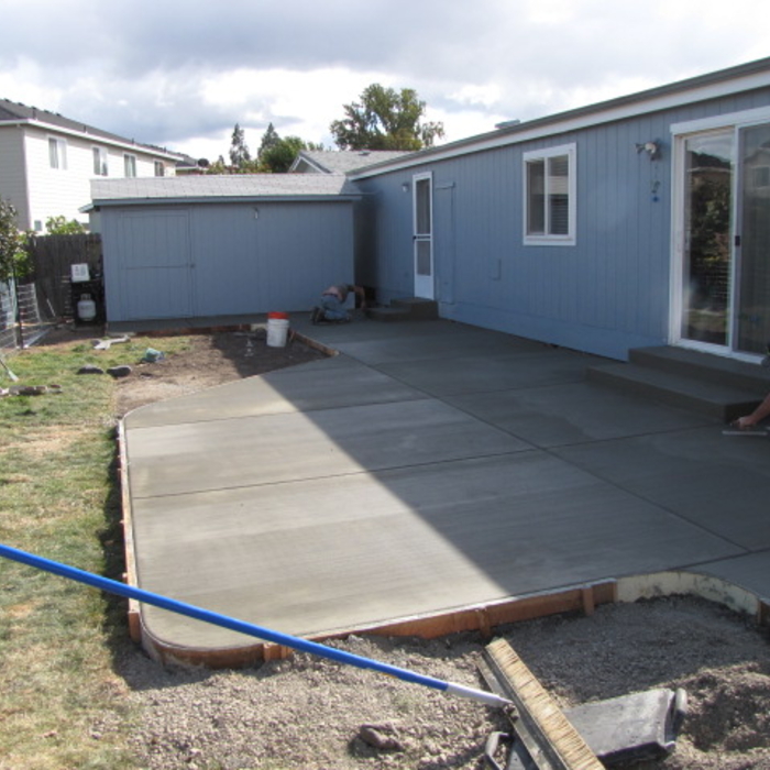 Concrete finished