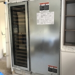 36" Sub Zero with 24" wine cooler