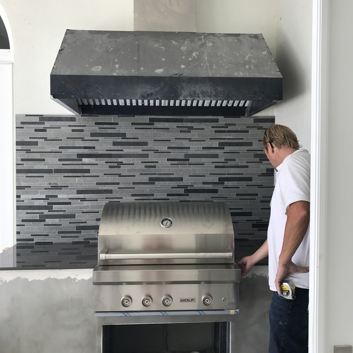 BBQ Grill 48" hood